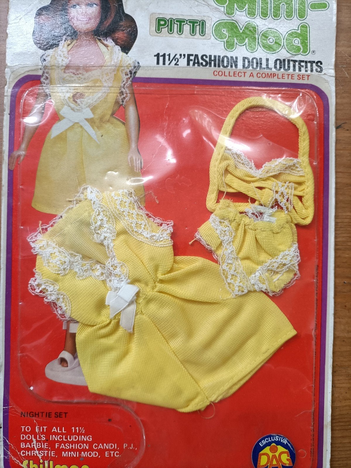Vintage pop jurk voor Barbie, Fashion Candi, P.J. Christie, Verzamelen, Ophalen of Verzenden, Zo goed als nieuw, Kleertjes