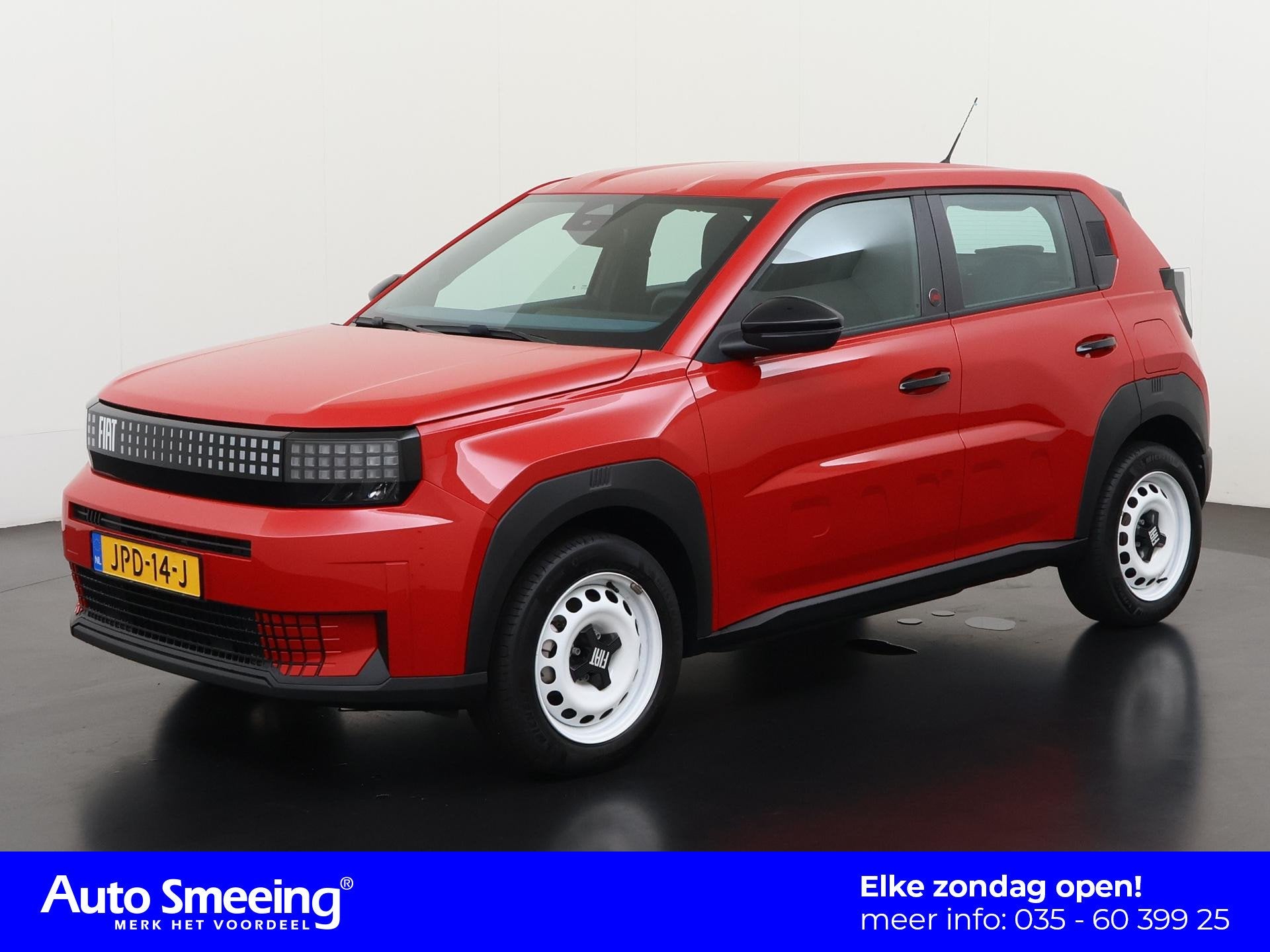 Fiat Grande Panda RED 11kW 44 kWh | Apple/Android Carplay |, Auto's, 12 maanden, Stof, Gebruikt, Panda