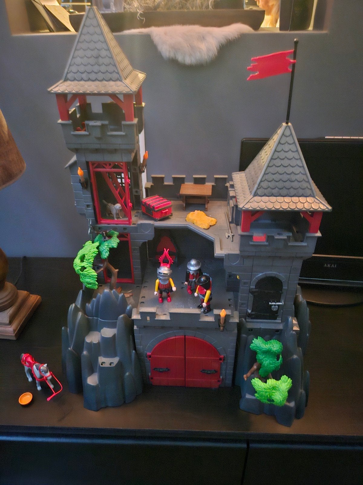 Playmobil Kasteel - Niet helemaal compleet, Kinderen en Baby's, Speelgoed | Playmobil, Gebruikt, Losse onderdelen, Ophalen of Verzenden