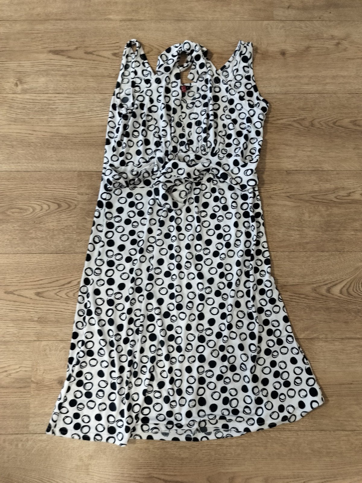 Zomerjurk met stippenpatroon - Liv Collection, Kleding | Dames, Zwart, Liv Collection, Ophalen of Verzenden, Maat 36 (S)
