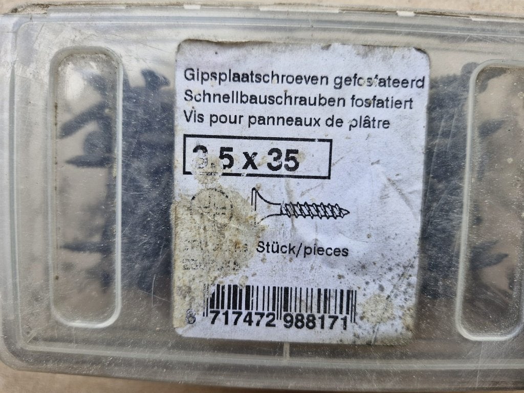 gipsplaat schroeven 3,5 x 35, Ophalen, Nieuw, Overige materialen, Overige typen