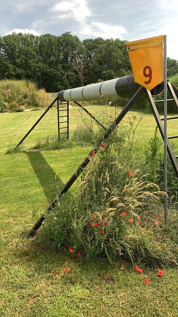 Zeskamp onderdeel evenwichtsbalk, Ophalen, Gebruikt, Carnaval