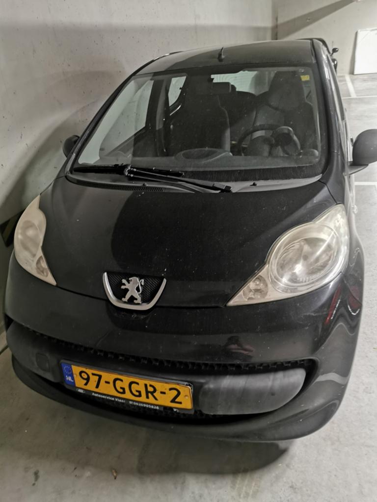 Peugeot 107 1.0 12V 5DR 2008 Zwart, Auto's, Peugeot, Particulier, Benzine, A, Hatchback, Handgeschakeld, Origineel Nederlands
