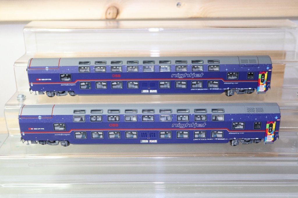 LS Models Set 47069 Nightjet "EURO PRIDE VIENNA" van de ÖBB, Overige merken, Gelijkstroom, Ophalen of Verzenden, Nieuw