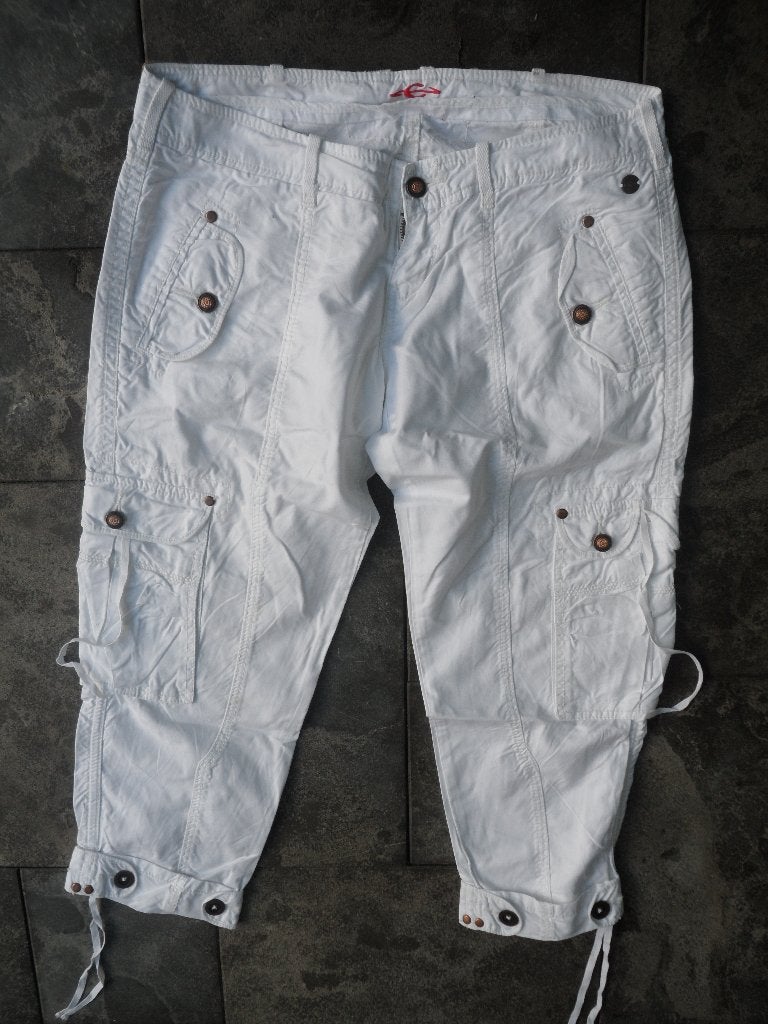 Excessive witte broek maat m/38, Maat 38/40 (M), Wit, Ophalen of Verzenden, Lang