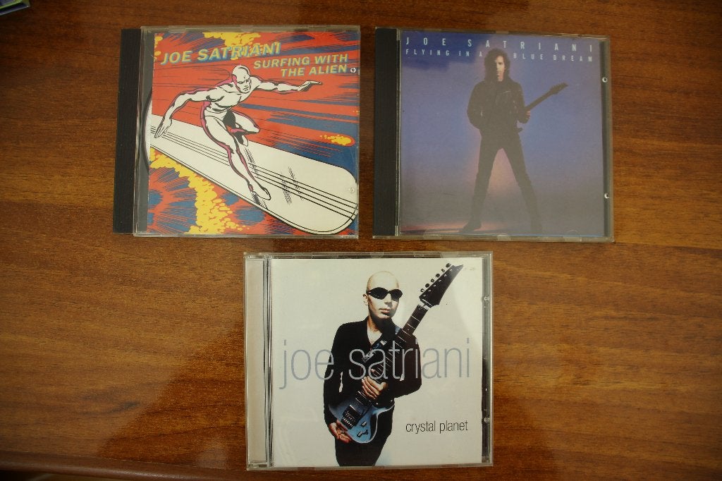 3 x Joe Satriani, Gebruikt, Inclusief doosje, Ophalen of Verzenden, Poprock