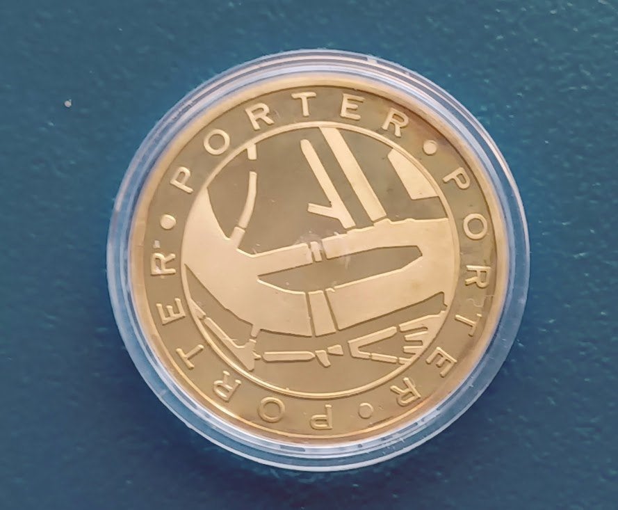 Rotterdam 1 Porter Brons Proof - 1990, Verzenden, Brons, Nederland