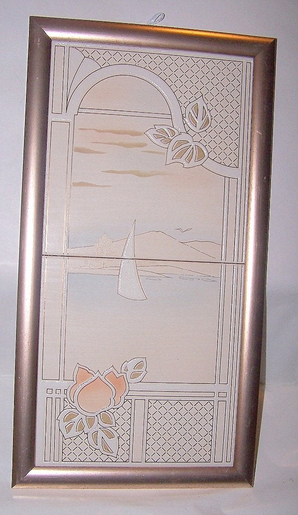 Prachtig ArtDeco tegelplateau. Made in Ttaly. Nwst., Meerkleurig, Nieuw, Steen/keramiek, Ophalen of Verzenden