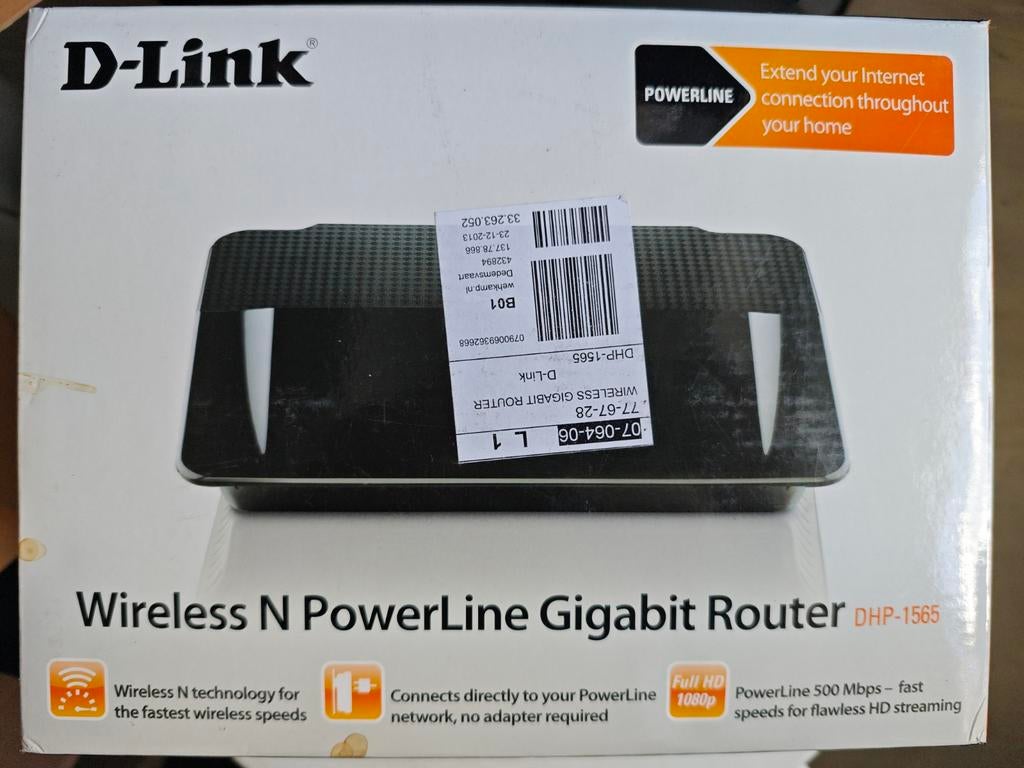 3x D-Link Wireless N PowerLine Gigabit Router DHP-1565, Ophalen, Gebruikt, Router, D-Link