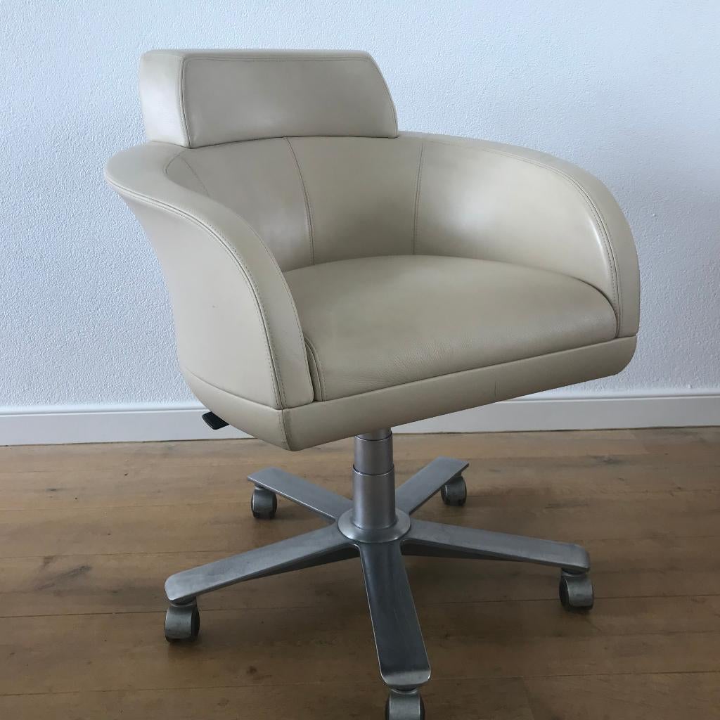 6 Giorgetti Selectus bureaustoel stoel design vintage, Ophalen, Gebruikt, Zwart, Nvt