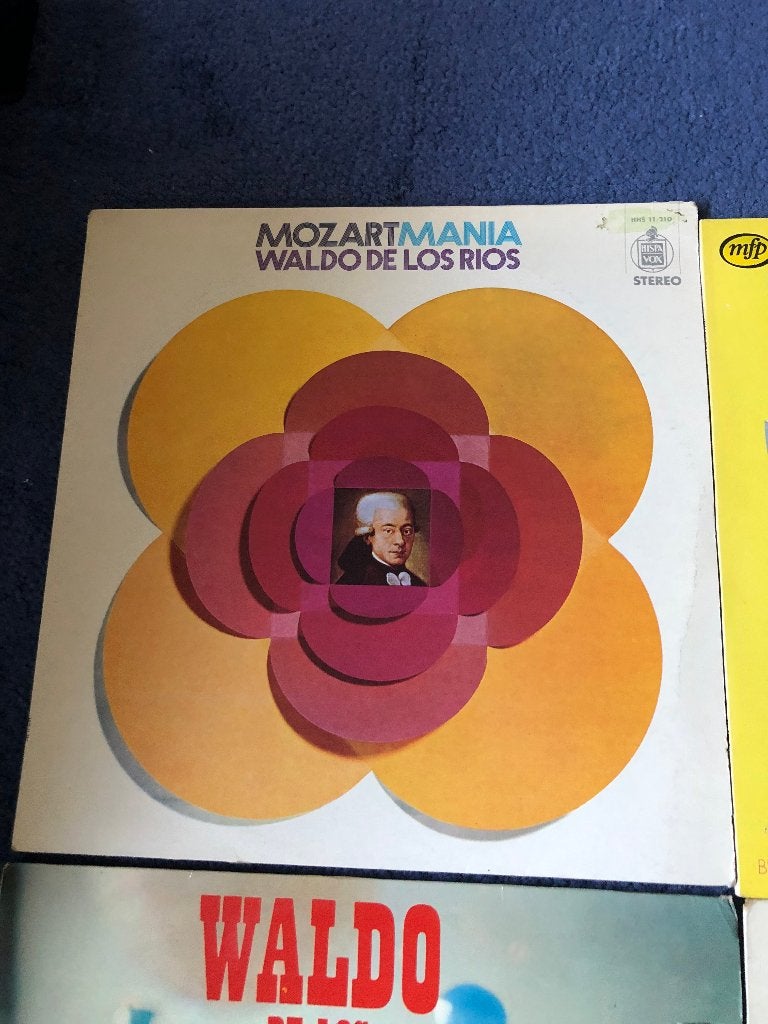 LP Mozart Mania van Waldo de Los Rios orkest, LP, Gebruikt, Mozart, Modernisme tot heden