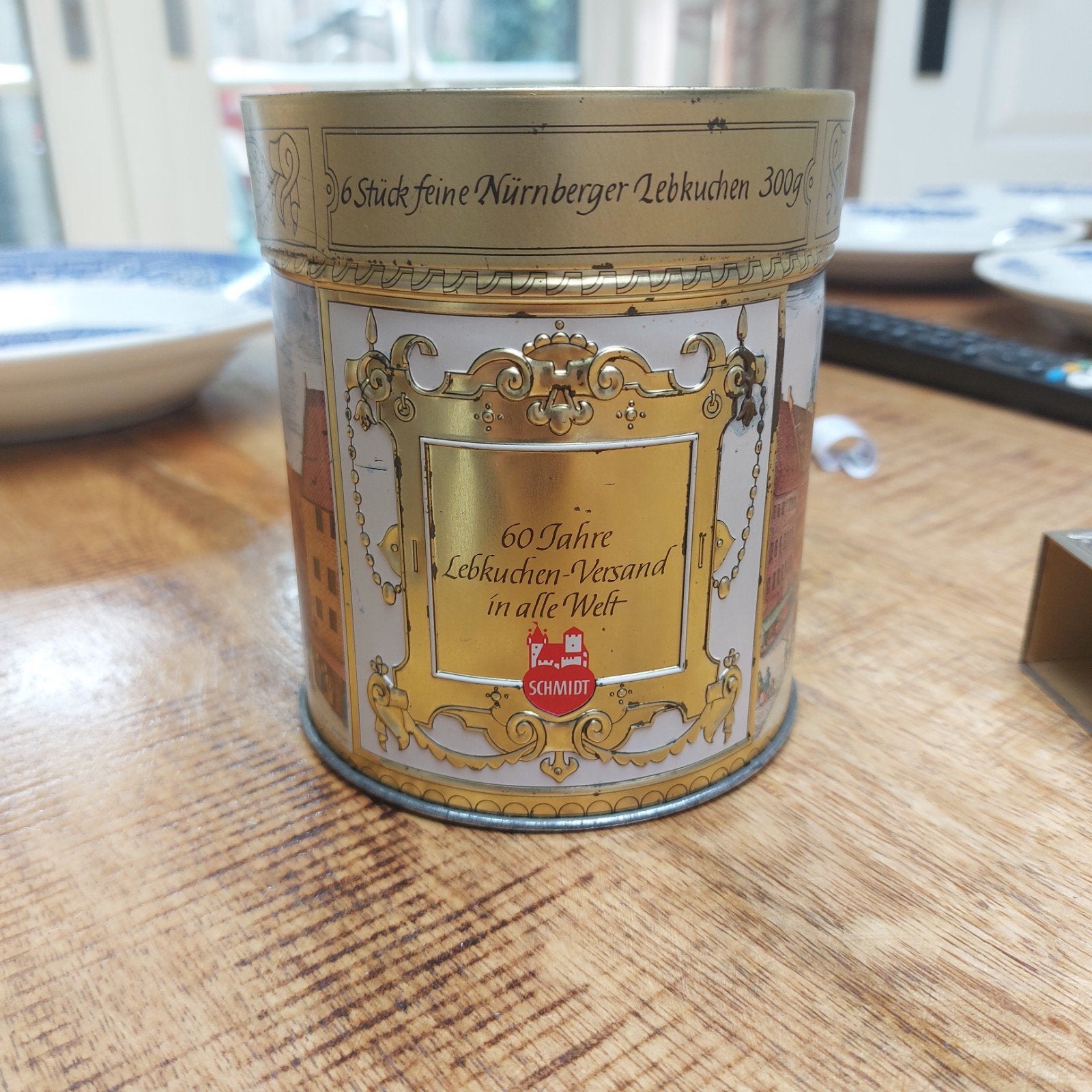 Vintage Duits Lebkuchen Blik – E. Otto Schmidt (Neurenberg), Ophalen of Verzenden