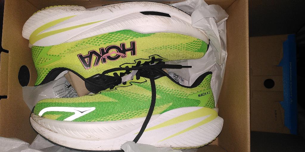 hoka mach x3 maat 44 2/3, Overige merken, Hardloopschoenen, Ophalen of Verzenden, Zo goed als nieuw