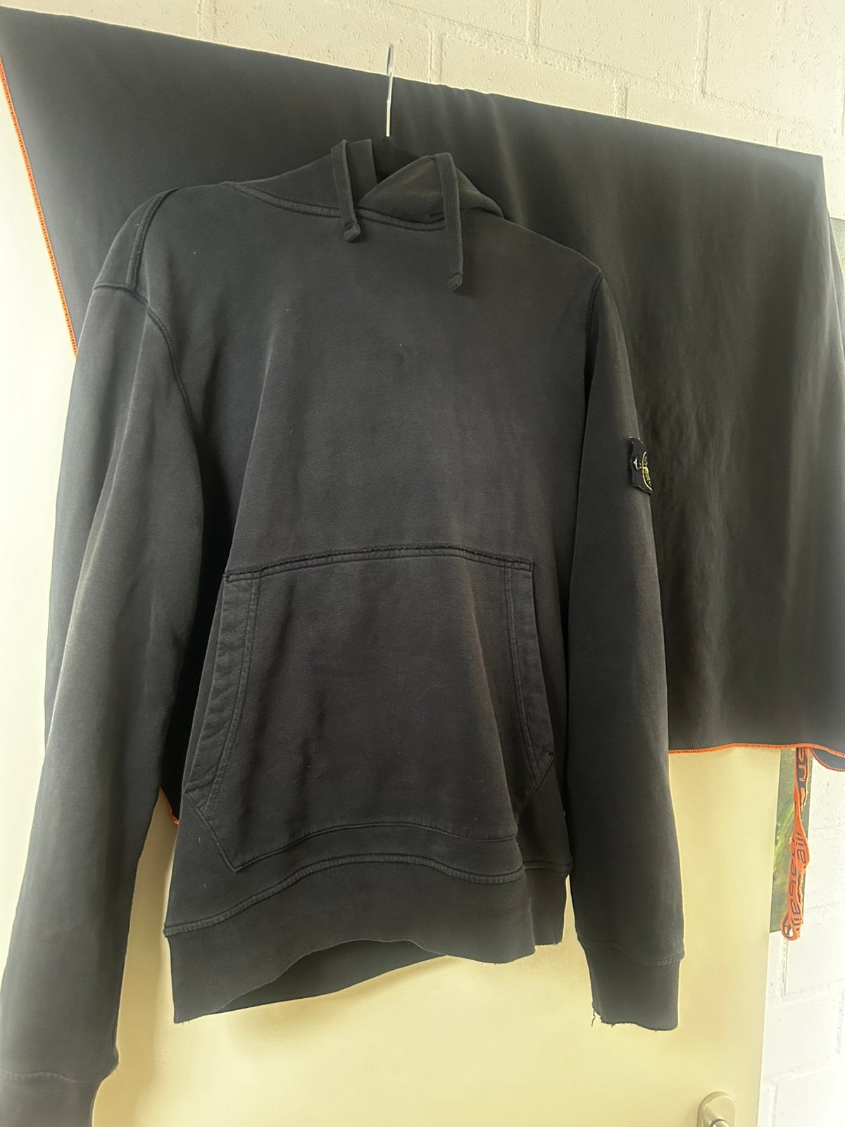 Stone Island Hoodie M, Ophalen of Verzenden, Gedragen, Maat 48/50 (M), Zwart