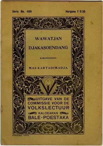 Wawatjan Djakasoendang, Wereld overig, Ophalen of Verzenden, Mas Kartadimadja, Zo goed als nieuw