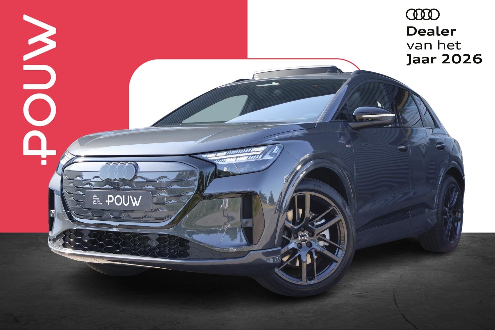 Audi Q4 e-tron 286pk S Edition 82 kWh | 21" Velgen | Panoram, Auto's, Audi, Automaat, 12 maanden, Achterwielaandrijving, 510 min