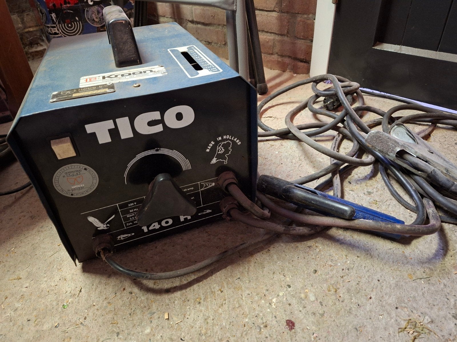 Schuurvondst: TICO 140 H Lasapparaat, Ophalen, Gebruikt, Minder dan 150 ampère, Elektroden