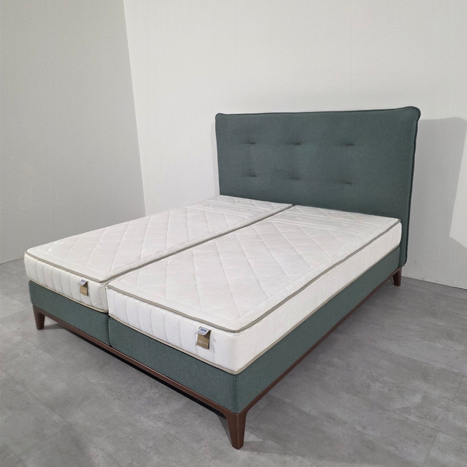Boxspring Auping Criade 180x200 + Maestro Matrassen, Tweepersoons, Ophalen of Verzenden, Zo goed als nieuw, 180 cm