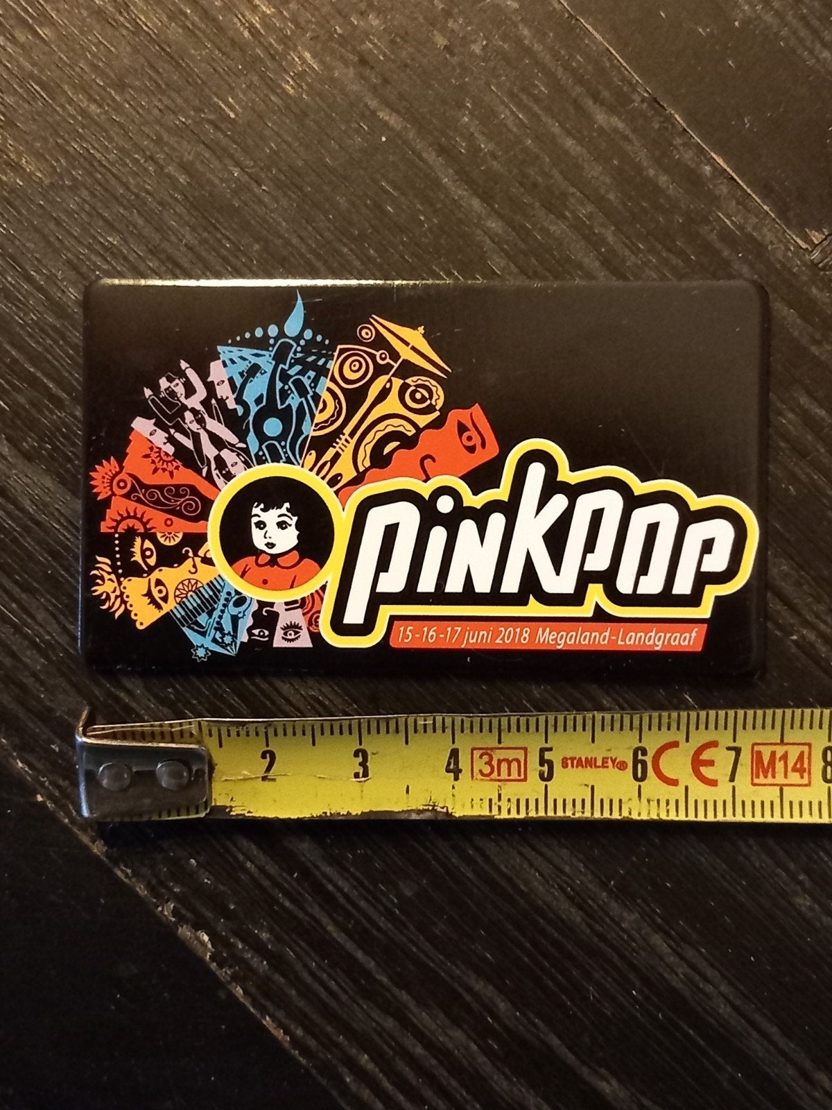 pinkpop magneet, ., Nieuw, Ophalen of Verzenden, .