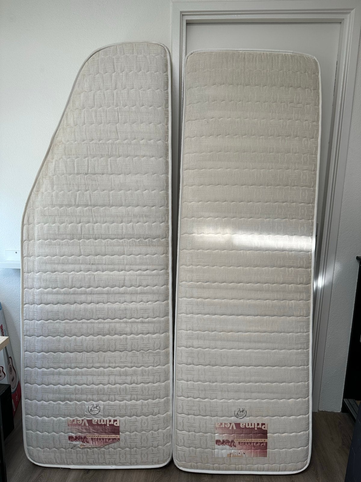 Stevige caravan matrassen 195x65, Caravans en Kamperen, Ophalen, Zo goed als nieuw
