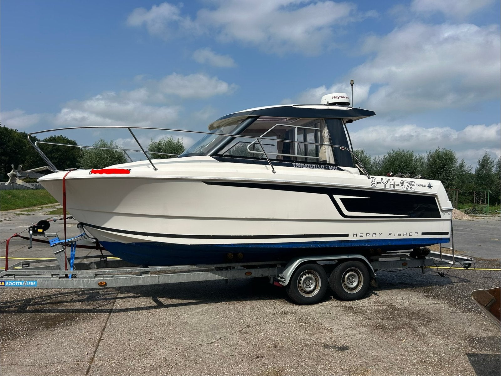 Jeanneau merry fisher 645, 2022 honda 135 garantie! Trailer, Gebruikt, 1.95 meter, Met afstandsbediening, 120 tot 200 pk