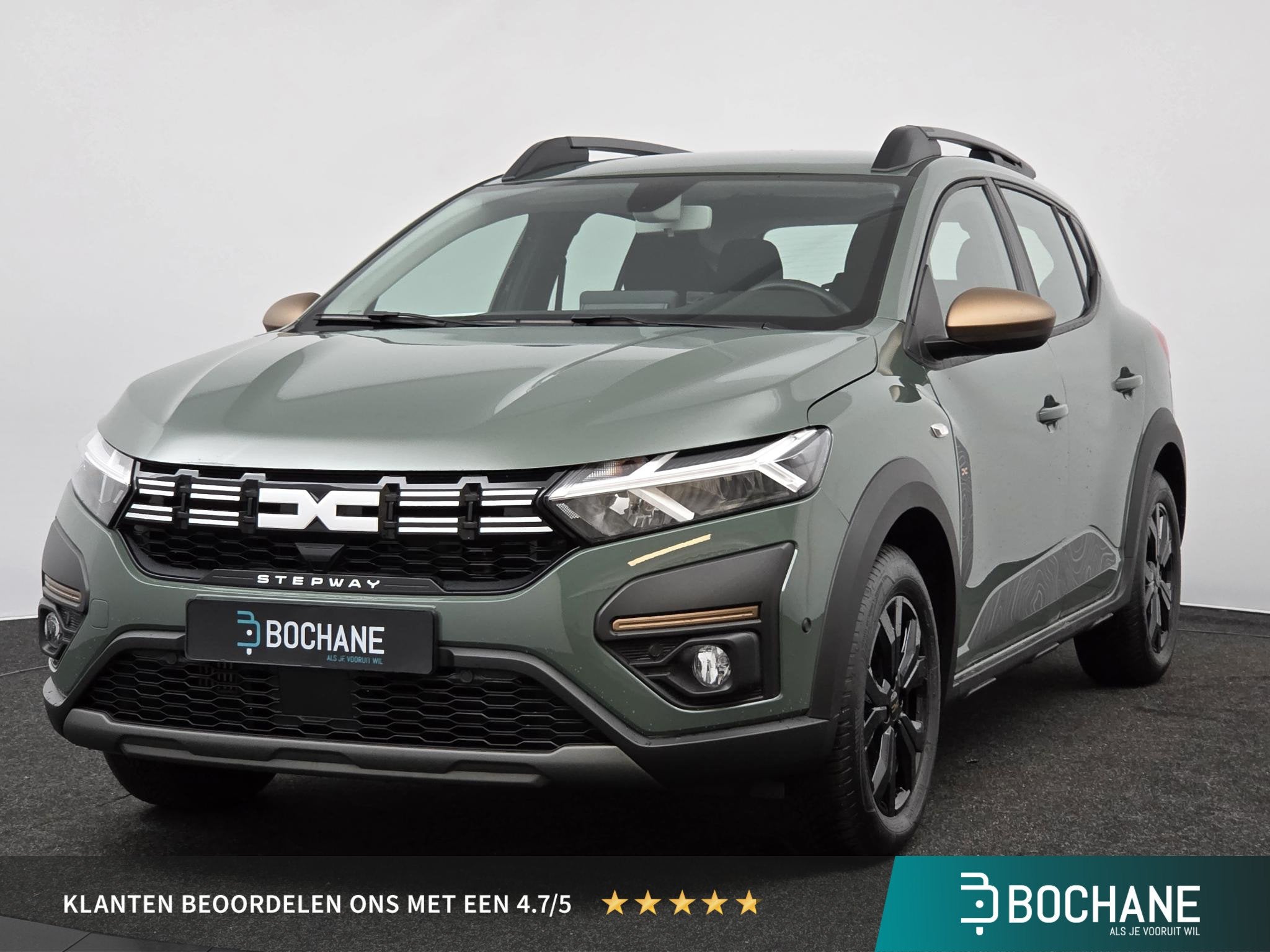 Dacia Sandero Stepway 1.0 TCe 90 Comfort | Navigatie | Stoel, Auto's, Stof, Met garantie (alle), 91 pk, 3 cilinders