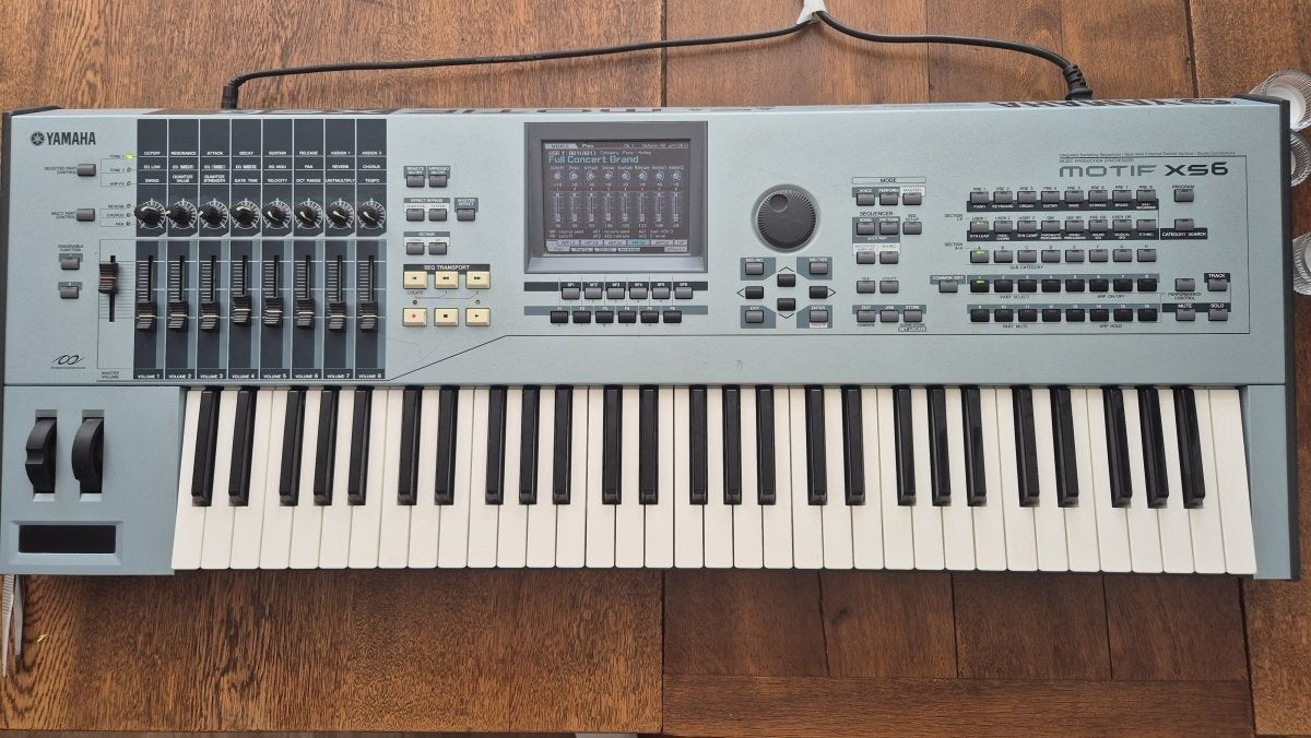 Yamaha Motif XS6 Synthesizer Workstation, Muziek en Instrumenten, Keyboards, Ophalen, Yamaha, Midi-aansluiting, 61 toetsen
