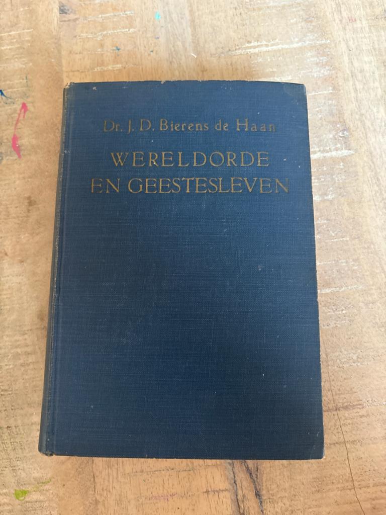 Wereldorde en Geestesleven - Dr. J.D. Bierens de Haan (1922), Ophalen of Verzenden, Gelezen, Spiritualiteit algemeen, Overige typen