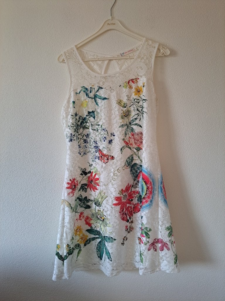 witte 101 idees jurk maat L, Kleding | Dames, 101 idees, Wit, Maat 42/44 (L), Ophalen of Verzenden