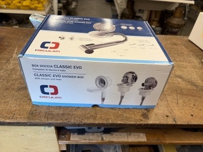 Evo white deck shower PVC 2,5mm 4M, Niet ingevuld, Gebruikt, Niet ingevuld, Niet ingevuld