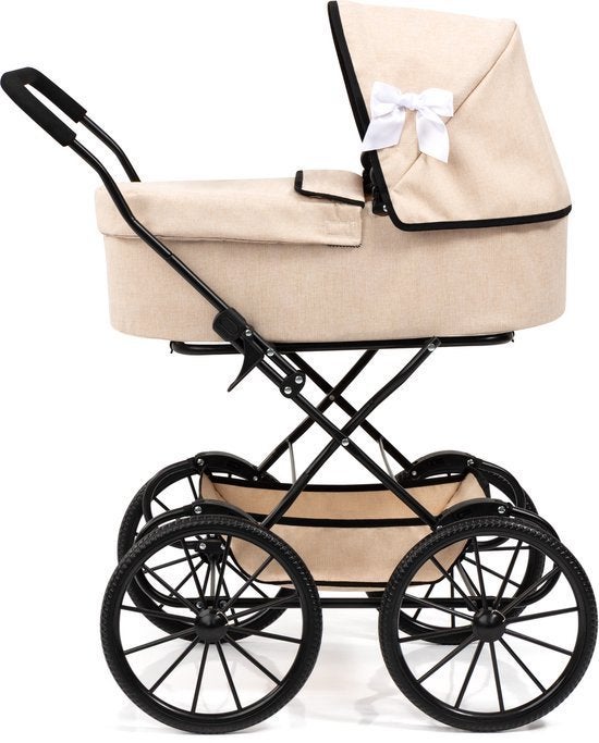 Bayer Design Klassieke beige poppenwagen, Nieuw, Ophalen of Verzenden, Babypop, Www.loods56.nl