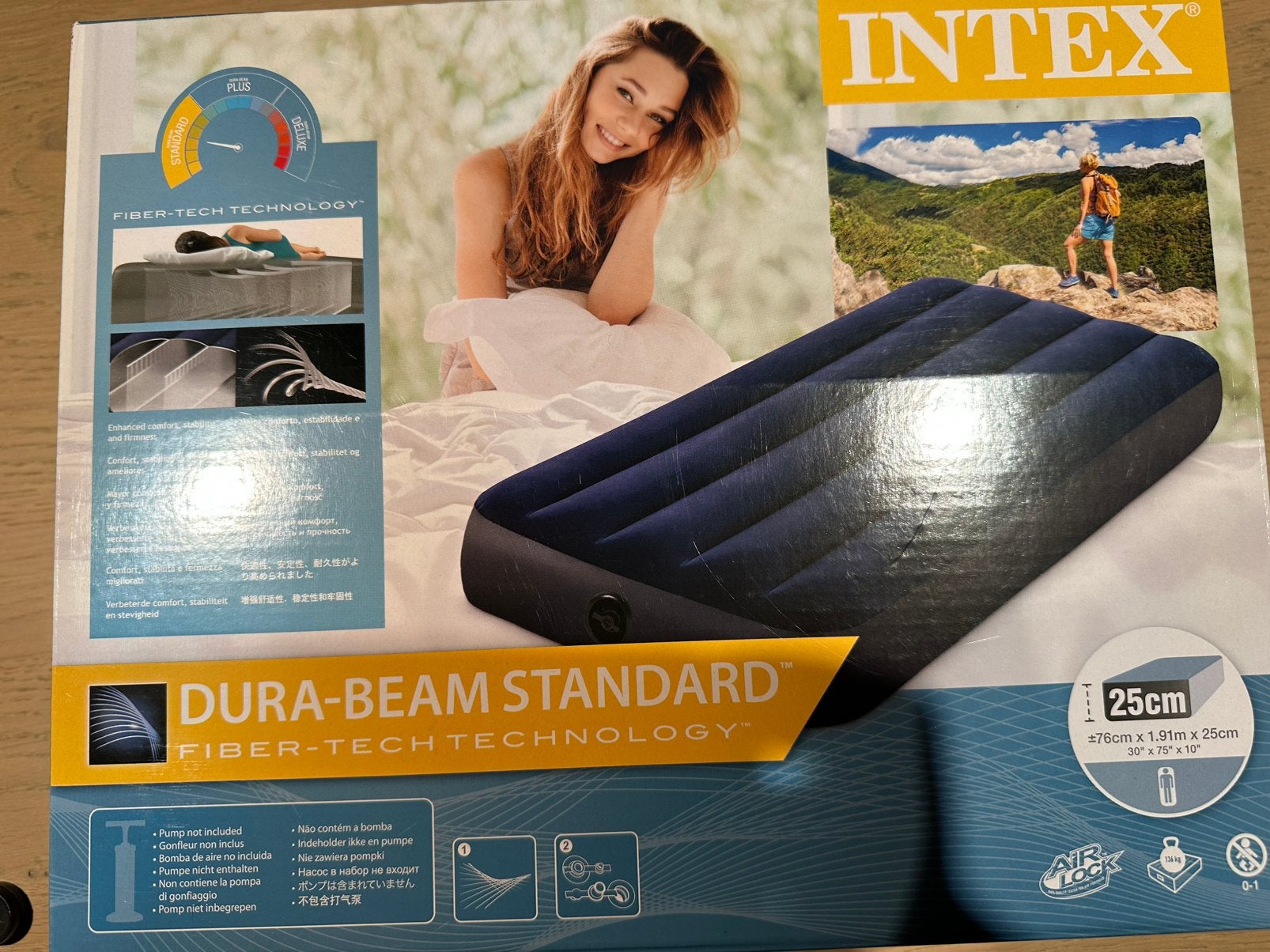 Intex luchtbed, Caravans en Kamperen, Luchtbedden, Ophalen of Verzenden, Nieuw