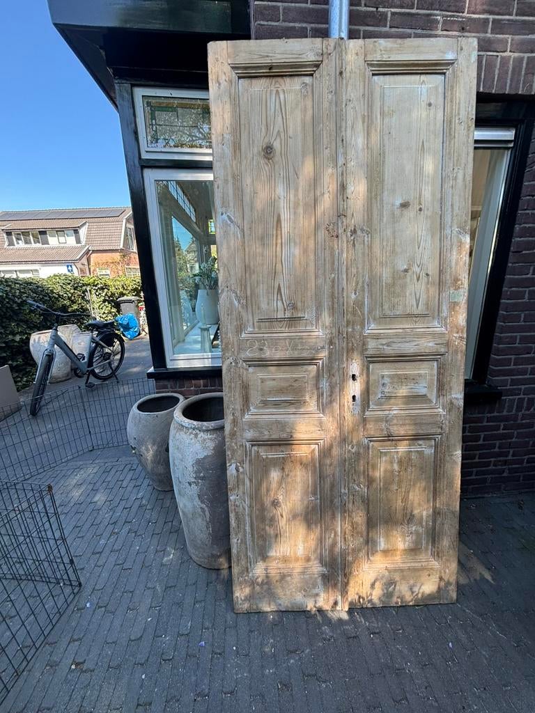 Oude deuren paneeldeuren kastdeuren, Antiek en Kunst, Ophalen