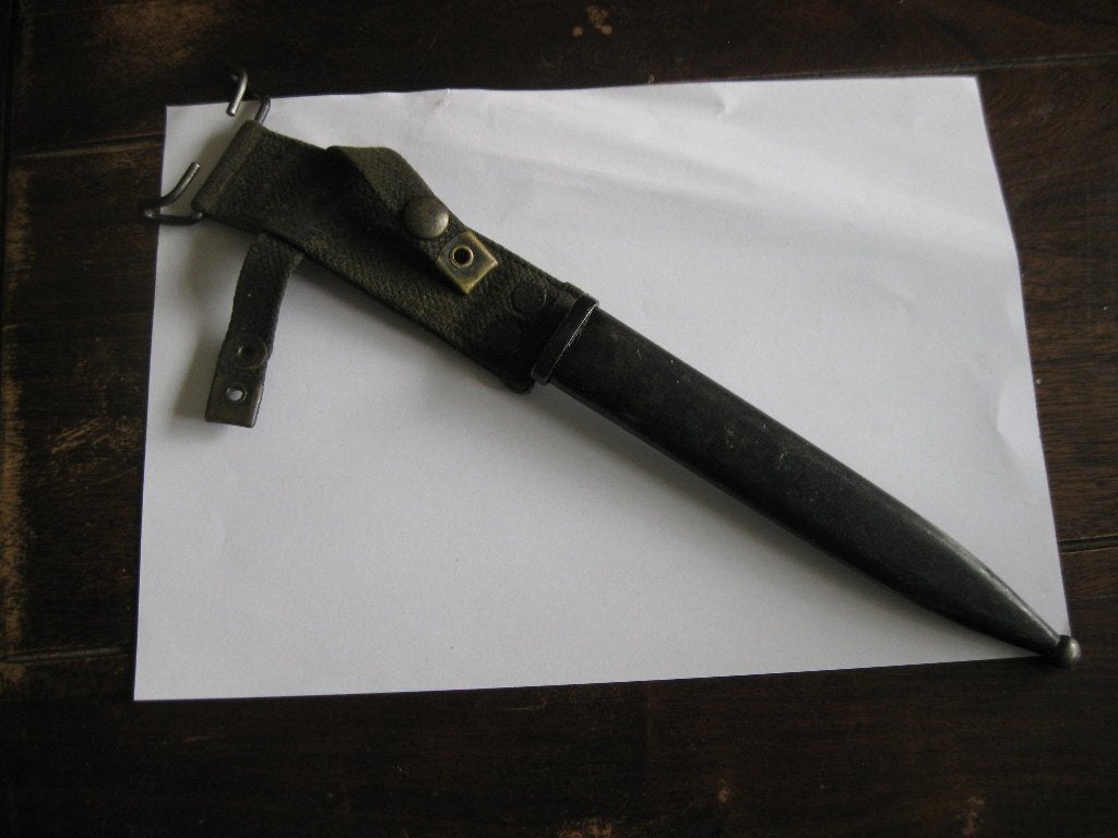 Schede FAL bajonet, Verzamelen, Ophalen of Verzenden, Landmacht, Nederland, Mes of Dolk