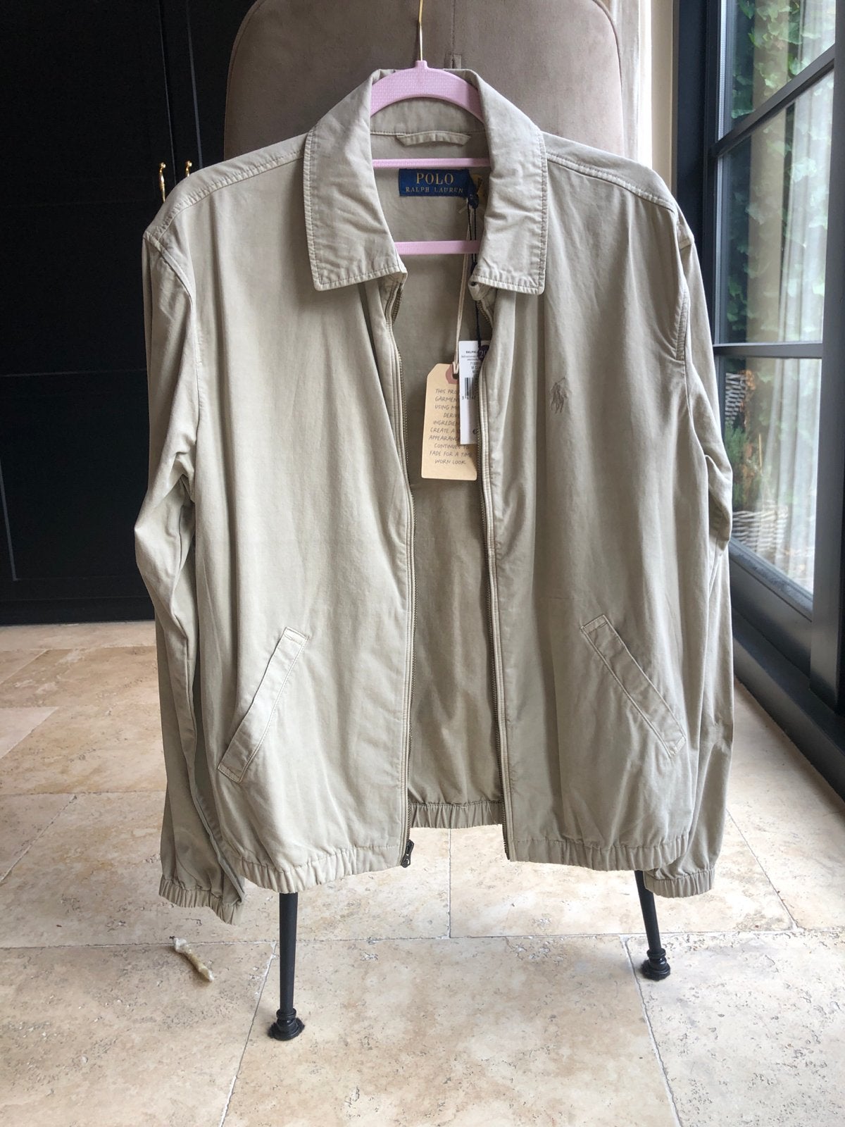 Polo Ralph Lauren Harrington Jas - Nieuw met labels, Ophalen of Verzenden, Nieuw, Maat 46 (S) of kleiner, Beige