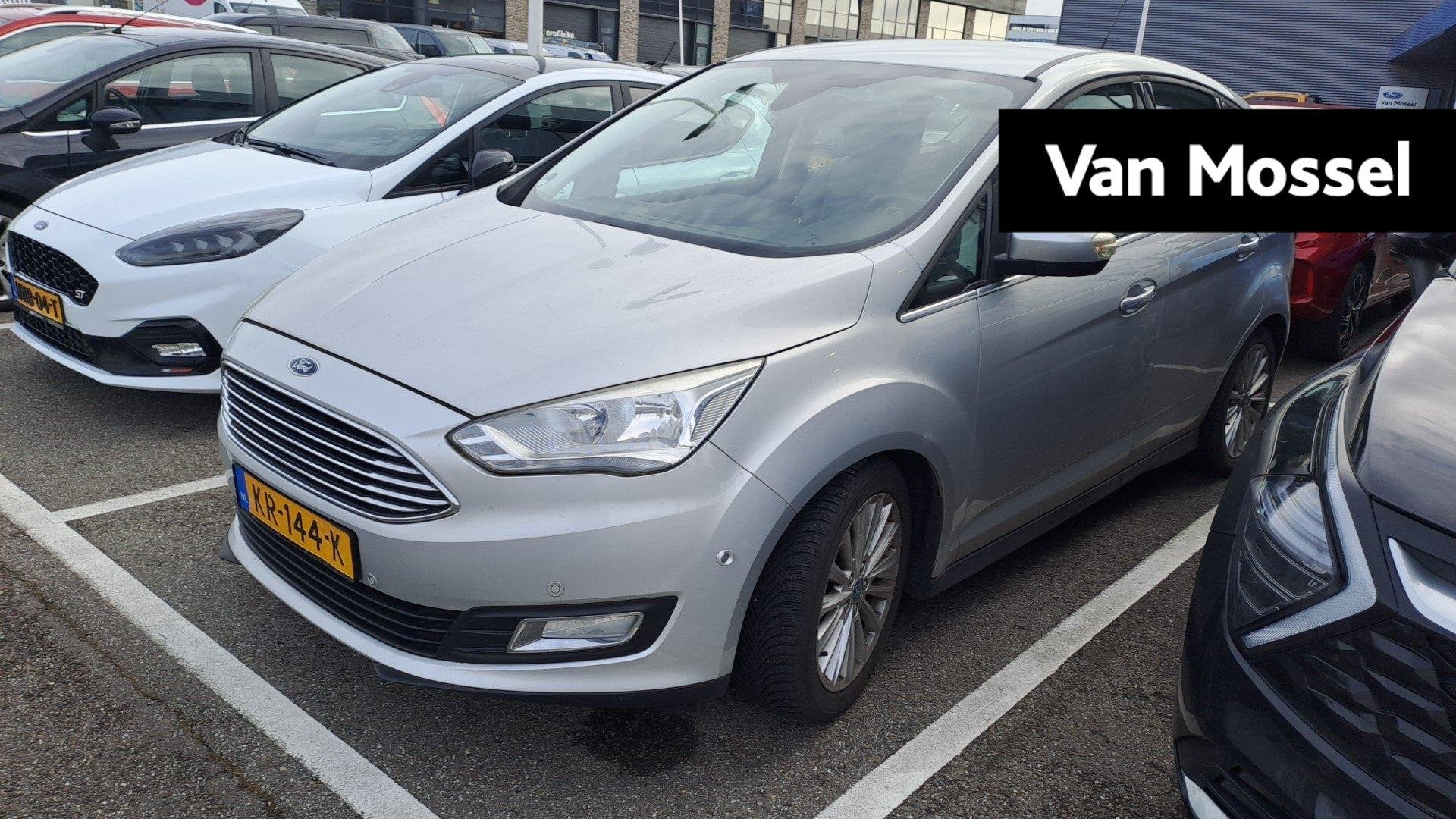 Ford C-Max 1.0 Titanium 125 pk - Trekhaak, Auto's, Voorwielaandrijving, 12 maanden, Gebruikt, Euro 6