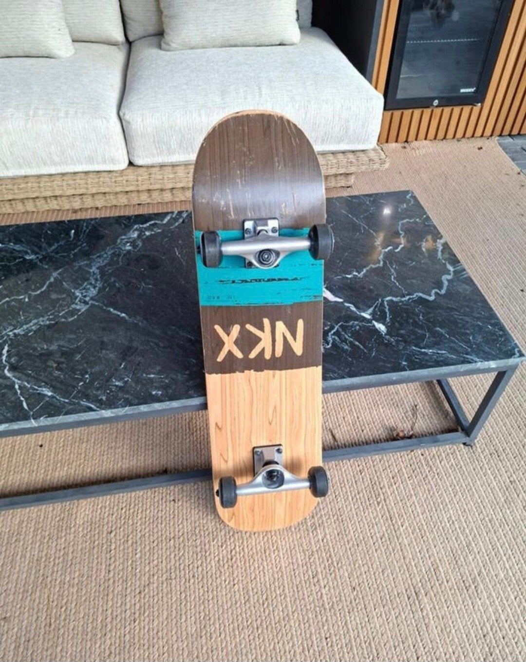NKX Skateboard - Zo goed als nieuw, Sport en Fitness, Skateboarden, Ophalen of Verzenden, Zo goed als nieuw, Skateboard