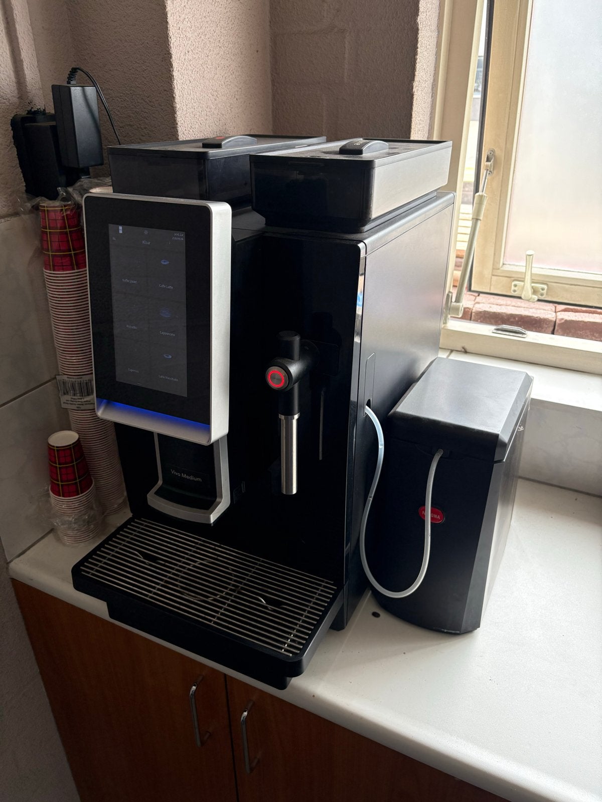 Vivo Medium dr. Coffee machine - zo goed als nieuw, Ophalen, Afneembaar waterreservoir, 10 kopjes of meer, Koffiemachine