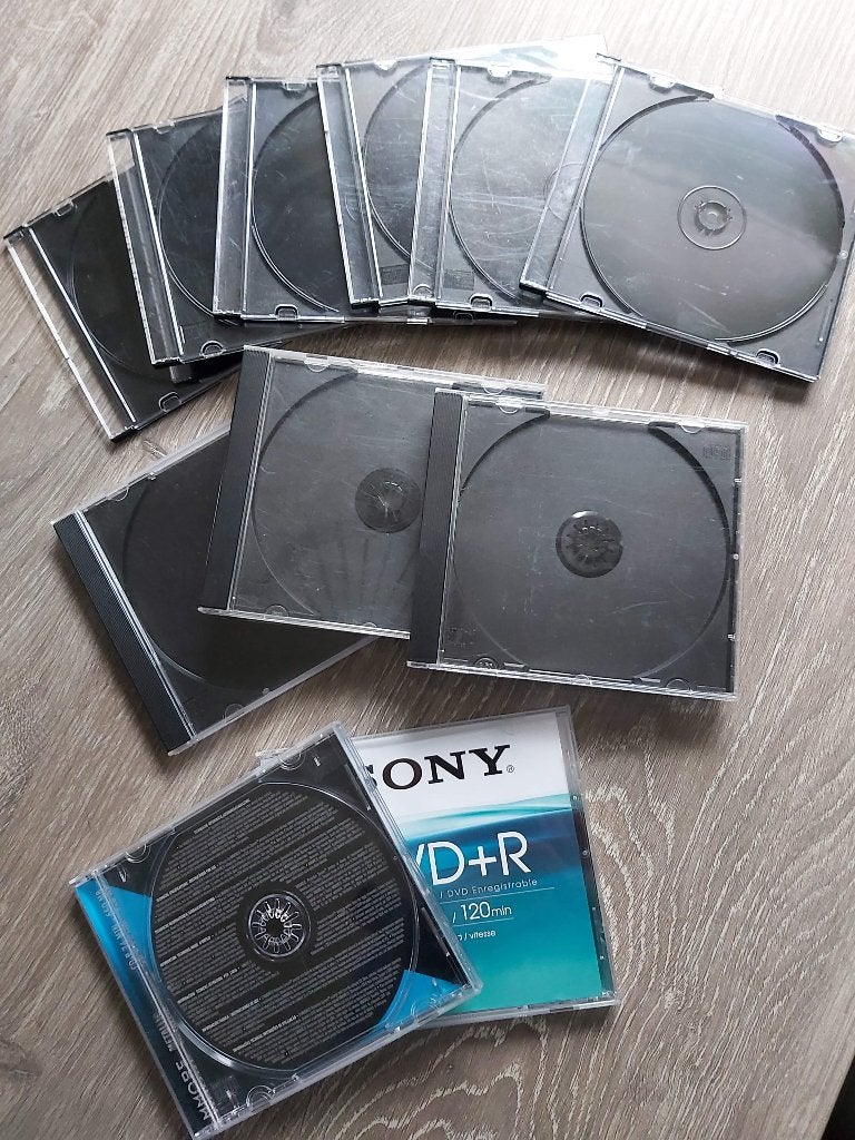 SLIM MediaRange cakebox hoesjes bewaardoos boxes CD DVD hoes, Computers en Software, Optische drives, Zo goed als nieuw, Cd, Dvd