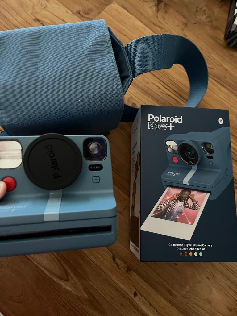 POLAROID NOW + instant camera inclusief lenskit, tas en film, Ophalen, Zo goed als nieuw, Polaroid, Polaroid