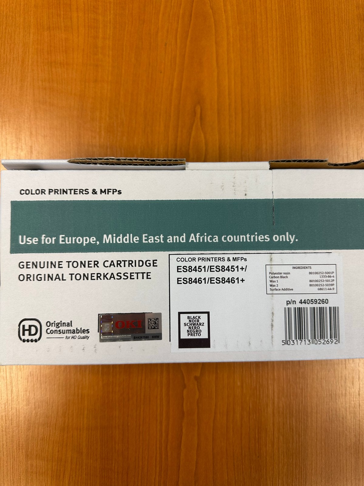 OKI Originele Toner Cartridge Zwart - Nieuw in doos, Zwart-en-wit printen, Printer, Nieuw, Ophalen of Verzenden