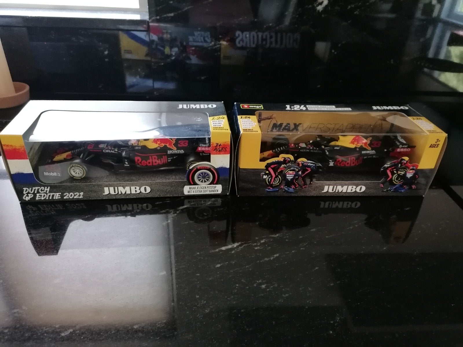 Max Verstappen Jumbo 2021 Aston Martin F1 Schaal 1:24, Ophalen of Verzenden, Nieuw, Auto, Overige merken