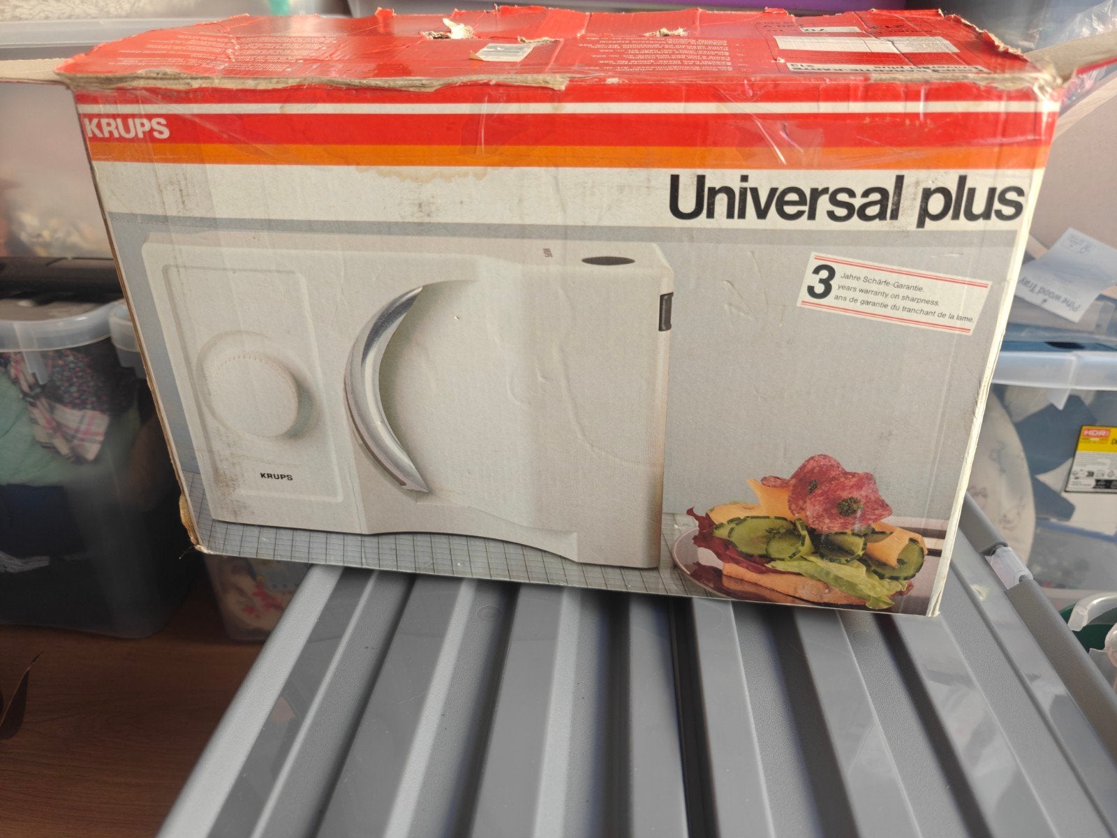 Vintage Krups Universal Plus Snijmachine, Ophalen, Gebruikt
