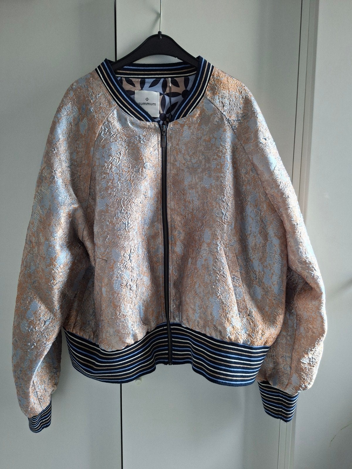 Geweldig jasje bomberjack van Summum Women NIEUW!, Summum Woman, Blauw, Maat 46/48 (XL) of groter, Nieuw