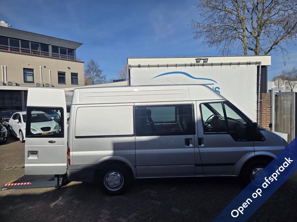 Ford Transit 260S 2.0TDdi Rolstoel Lift Airco 1ste eigenaar, Auto's, 1998 cc, Gebruikt, Zwart, 4 cilinders