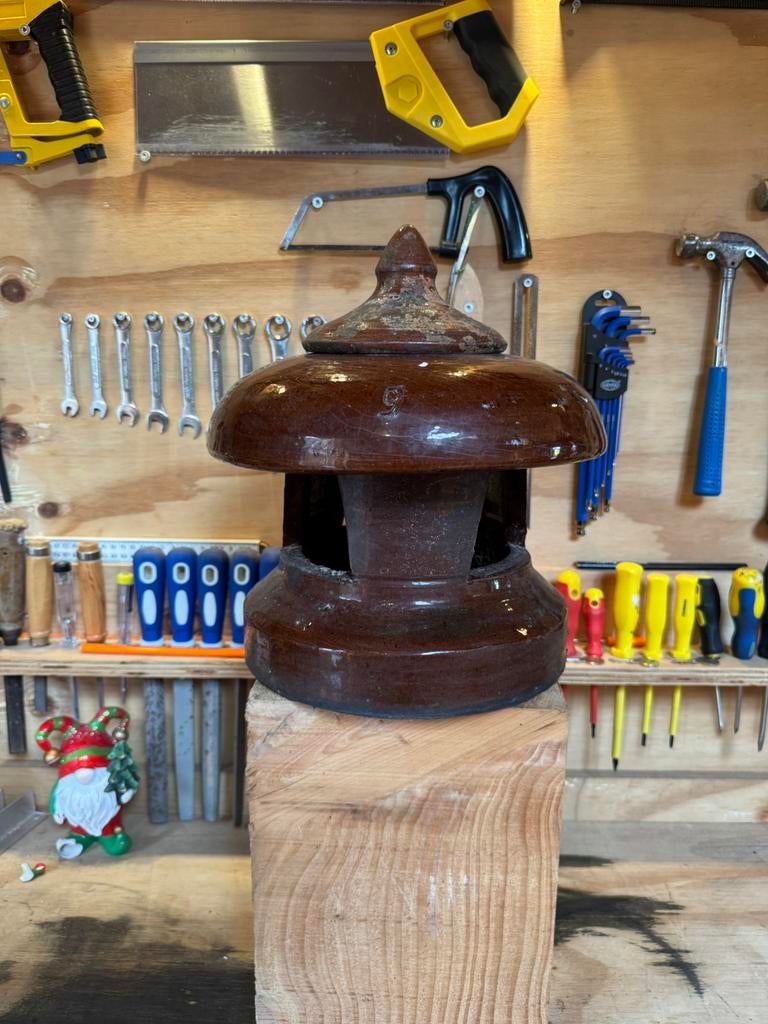 Prachtige Antieke Keramische Schoorsteenpot!, Ophalen of Verzenden