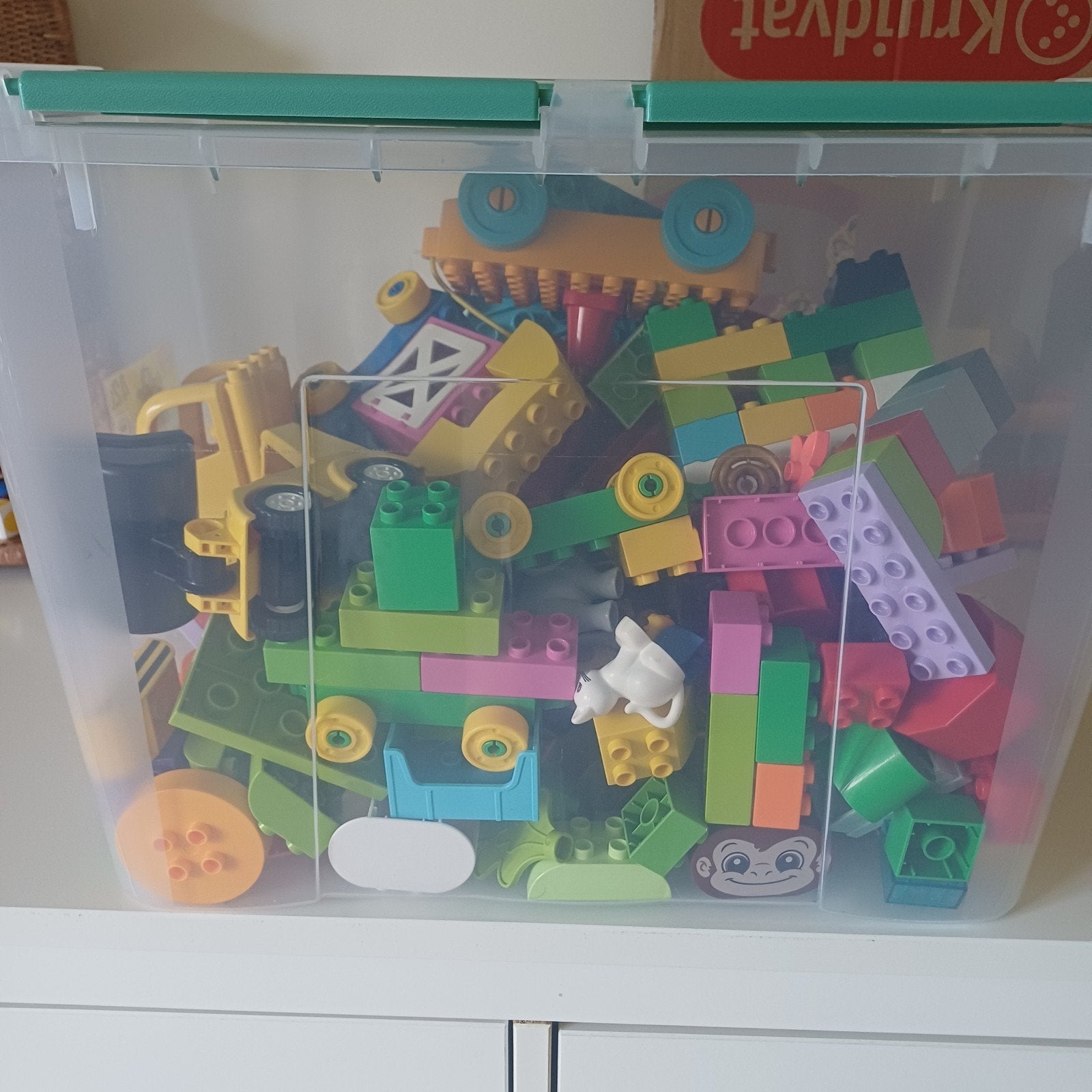 Bak vol duplo, Ophalen, Zo goed als nieuw