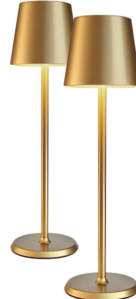 Tafellamp 38 cm hoog goud, Ophalen, Zo goed als nieuw, Minder dan 50 cm