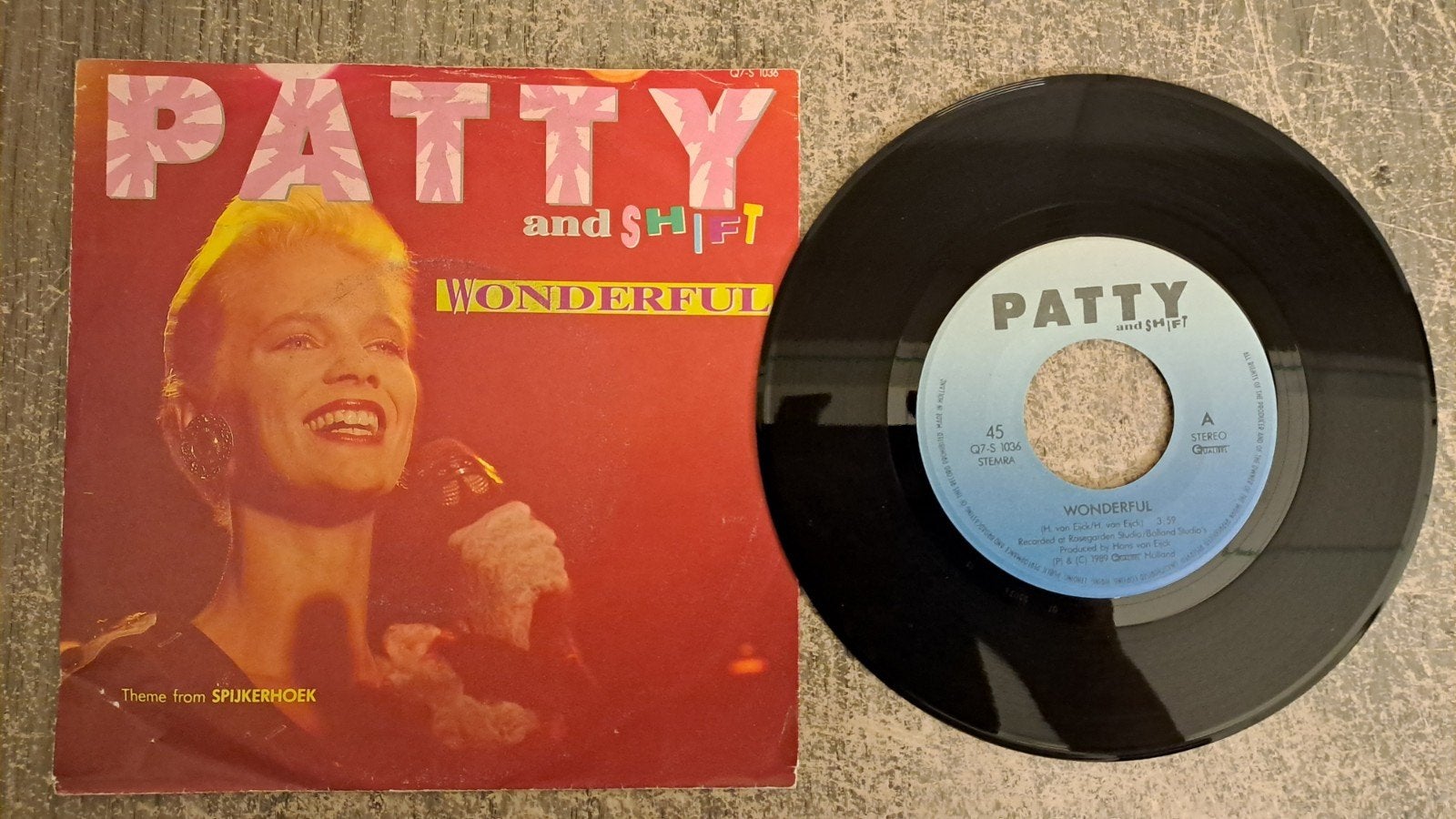 Patty and shift  - wonderful, Gebruikt, 7 inch, Single, Pop