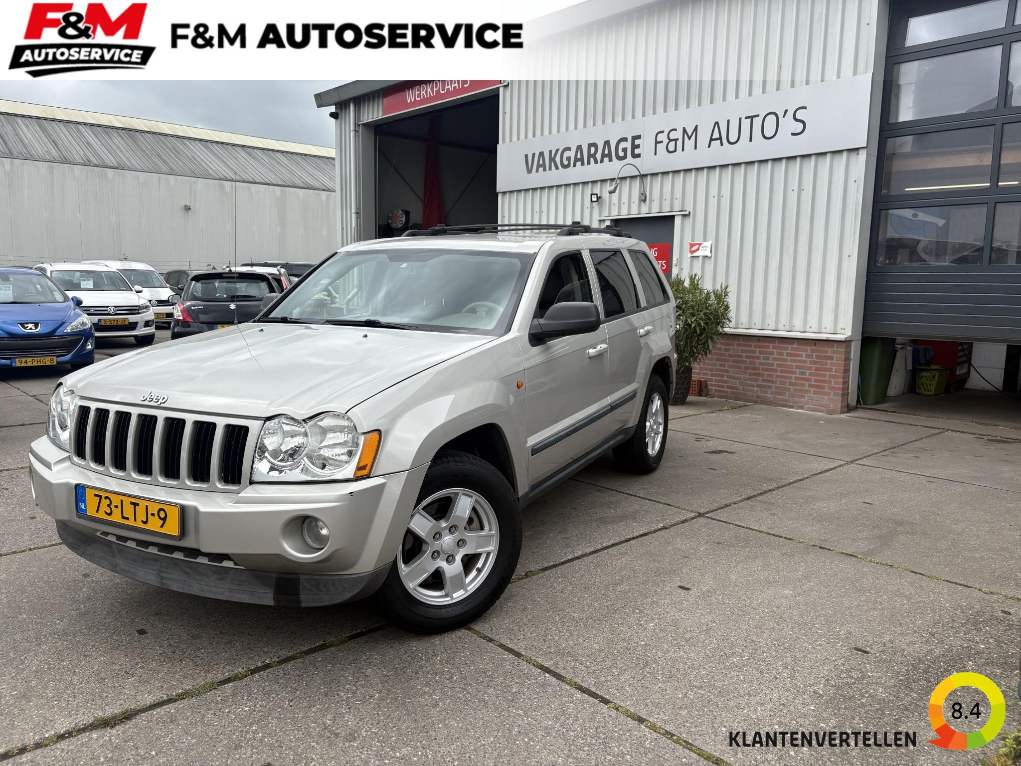 Jeep Grand Cherokee 3.7 V6 Laredo, Auto's, Automaat, Stof, Gebruikt, 201 pk